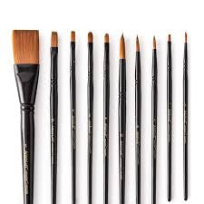 Brush Set- Artist Loft 10pc Brown