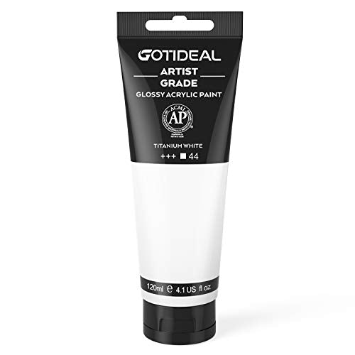 Gotideal Acrylics 4 oz Titanium White