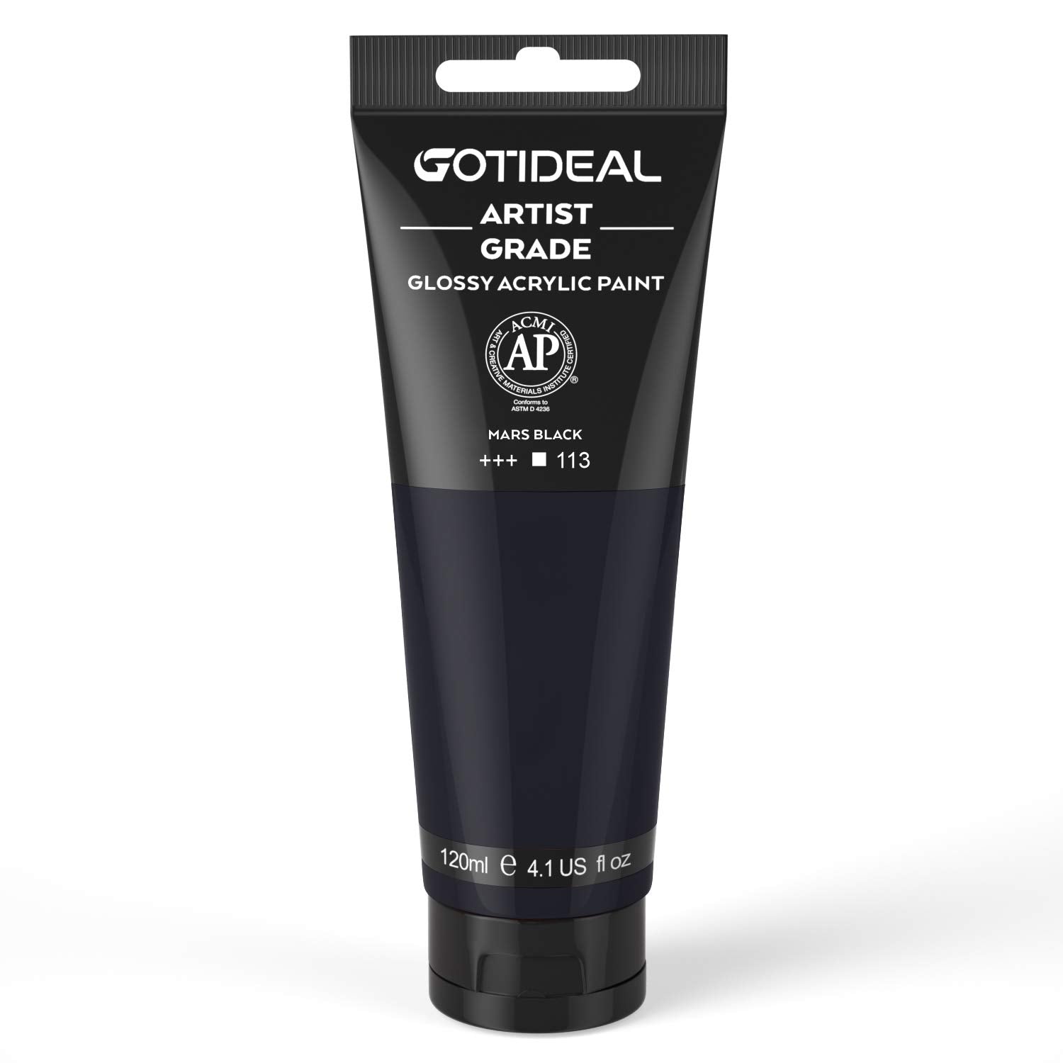 Gotideal Acrylics 4 oz Mars Black