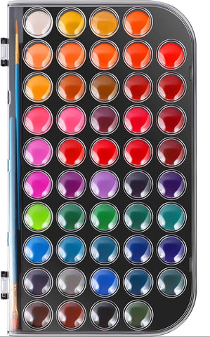Solid Watercolour Paint 48 colours