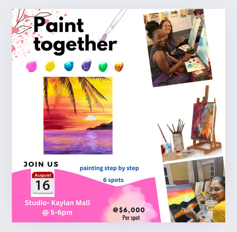.Paint Friday -in 1hr- 5-6pm