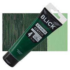 Acrylic Blick Studio- Hooker's Green 4oz