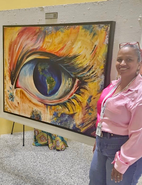 Painting -Gods watching