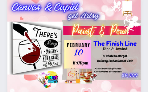 Pour & Paint - Cupid 10th February 2024