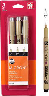 Micron-Pen Set 3pc