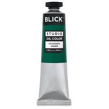 Oil Paint-Blick- Hooker's Green 1.35oz