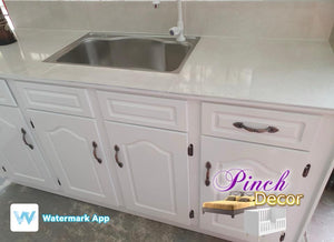 Sink Cupboard- 5ft- (tile) white