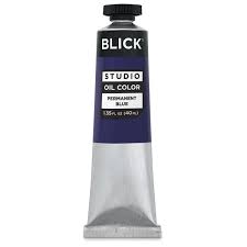 Oil Paint-Blick- Lamp Black 1.35oz