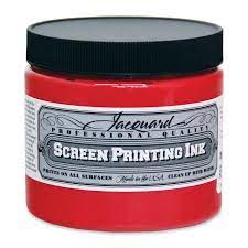 Screen Printing Ink- Jacquard- Opaque Red #126