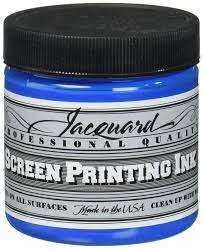 Screen Printing Ink- Jacquard- Opaque Blue #128