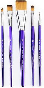 Brush Set- Moderna- Royal- 5pc- Flat