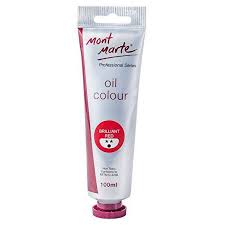 Oil Paint - Mont Marte -Brillant Red- 100ml