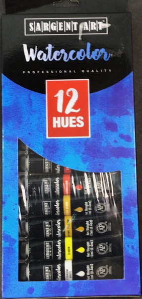Watercolour set- 12pc Sargent