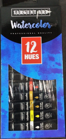 Watercolour set- 12pc Sargent