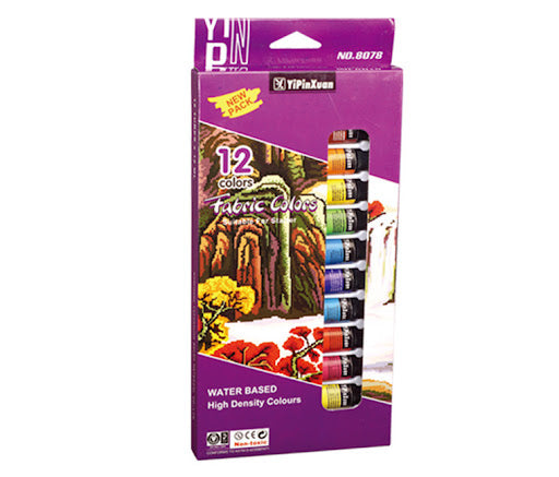 Fabric paint set 12pc