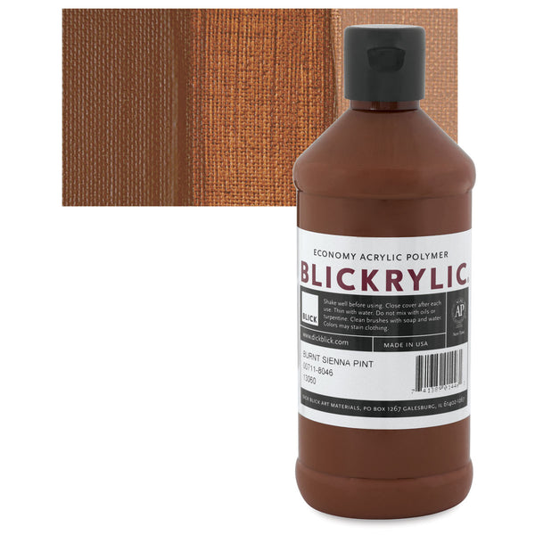 Acrylic - Burnt Sienna ( blickrylic)  - 1 pint