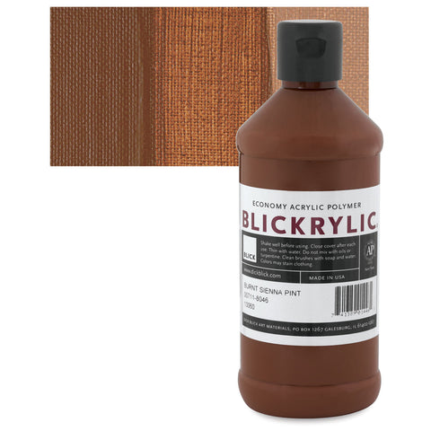 Acrylic - Burnt Sienna ( blickrylic)  - 1 pint