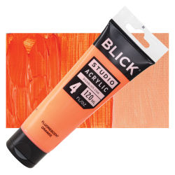 Acrylic Blick Studio- Fluorescent Orange