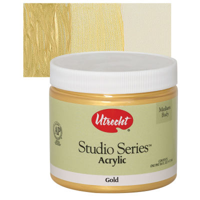 Acrylic- Utrecht GOLD- 16 oz.