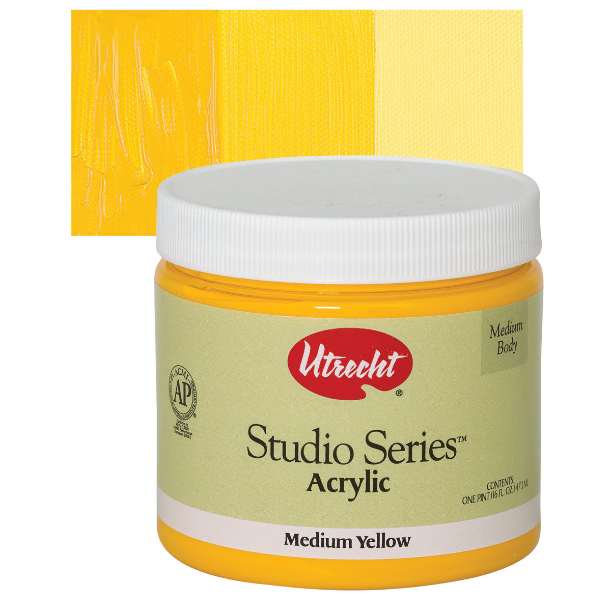 Acrylic- Utrecht Cadmium Yellow- 16 oz.