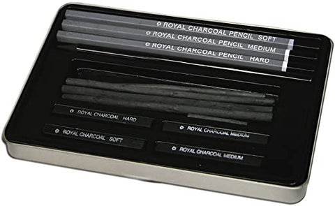 Royal- Charcoal Pencil Set- 13pc