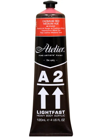 Acrylic- A2  (cadmium Red)  Atelier  Lightfast -120ml/4 oz.