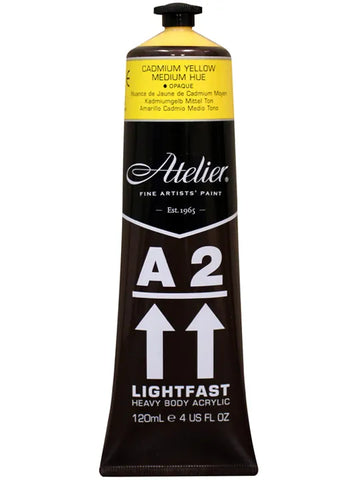 Acrylic- A2  (cadmium Yellow)  Atelier  Lightfast -120ml/4 oz.