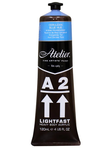 Acrylic- A2  (Cerulean Blue)  Atelier  Lightfast -120ml/4 oz.