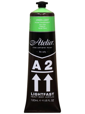 Acrylic- A2  (Light Green)  Atelier  Lightfast -120ml/4 oz.