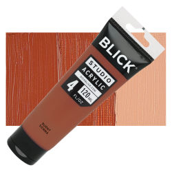 Acrylic Blick Studio- Burnt Sienna 120ml