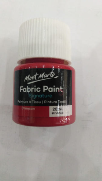 Mont marte -fabric paint 20ml- 5pc
