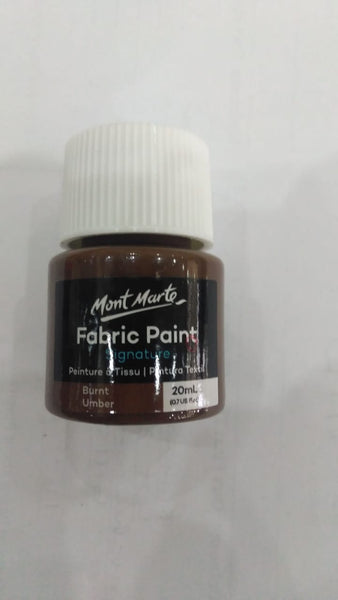 Mont marte -fabric paint 20ml- 5pc