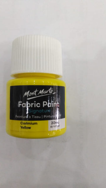 Mont marte -fabric paint 20ml- 5pc