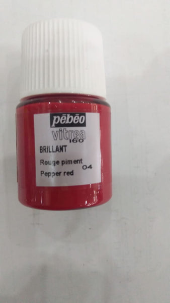 Glass paint -pebeo- 6pc