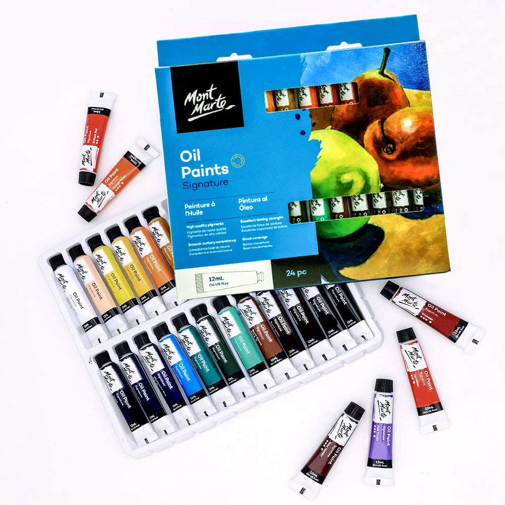 Oil Paint Set - Mont Marte- 24pc