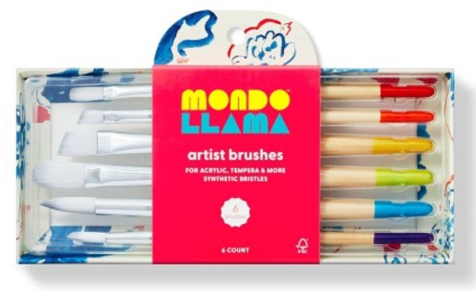 Brush Set- Mondo 6pc