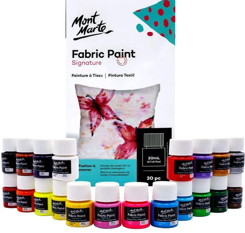 Mont marte -fabric paint 20ml- 5pc