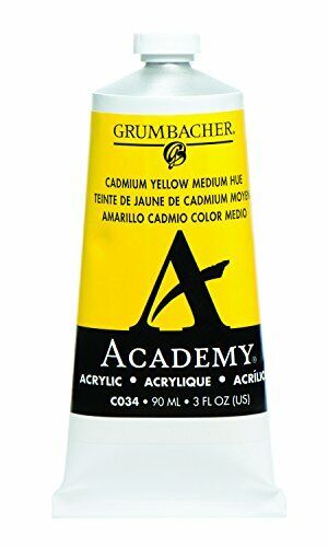 Acrylic- Cadmium yellow 2.5 oz Grumbacher