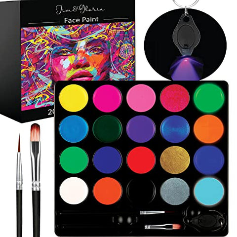 Face Paint- Jim & Gloria  (20 colours) No