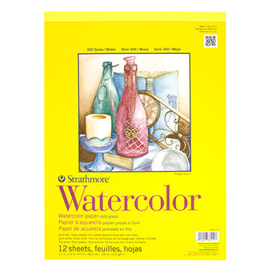 Watercolour Pad- 11' x 15"- Strathmore - 140 Lb