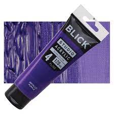 Acrylic Blick Studio- Metallic Purple - 4 oz.