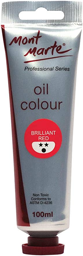 Oil Paint - Mont Marte -Cadmium Red- 100ml