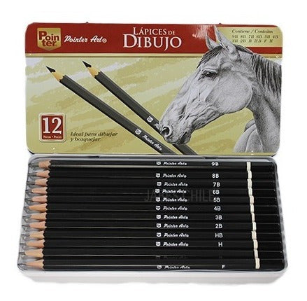 Pencil set- 12pc (F- 9B)