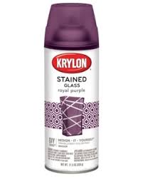 glass stain- krylon spray- 5pc