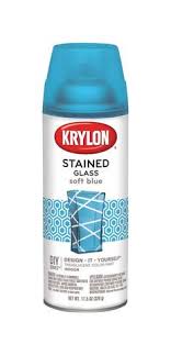 glass stain- krylon spray- 5pc