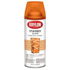 glass stain- krylon spray- 5pc